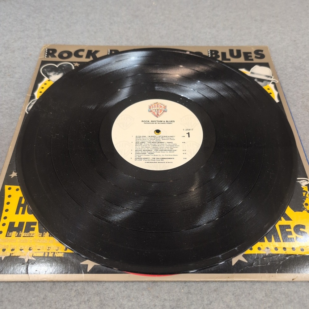 Rock Rhythm & Blues Vinyl LP 1989 Elton John Rick James Chaka Khan 1-25817 - Picture 3 of 6